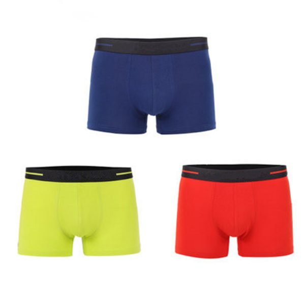 Custom color plain fashion cotton underwear men boxer