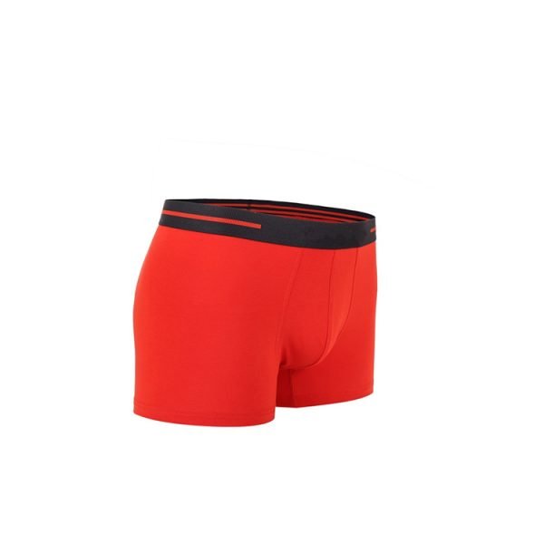 Custom color plain fashion cotton underwear men boxer - 图片 3